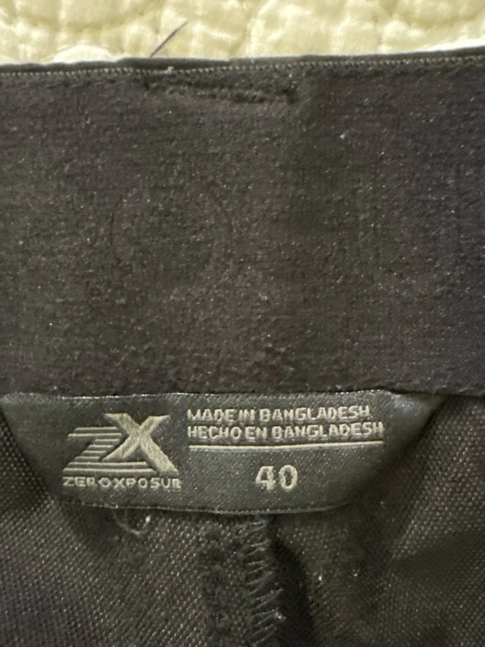 ZeroXposur Men's Black Flat Front Performance Shorts
